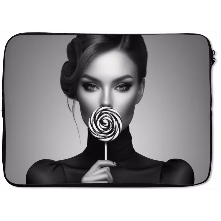 Laptophoes - Vrouw - Lolly - Zwart — 1