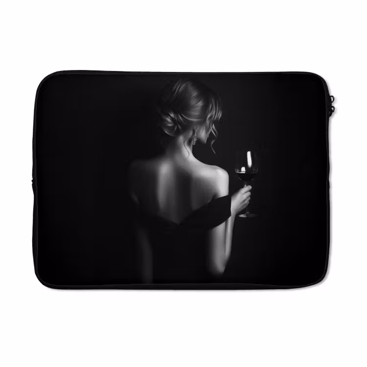 Laptophoes - Vrouw - Wijn - Jurk — 5