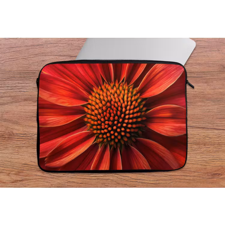 Laptophoes - Close up - Bloem- Rood — 2