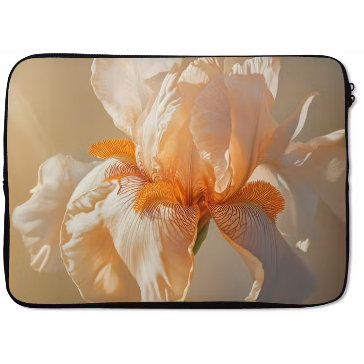 Laptophoes - Close up - Oranje - Iris — 1