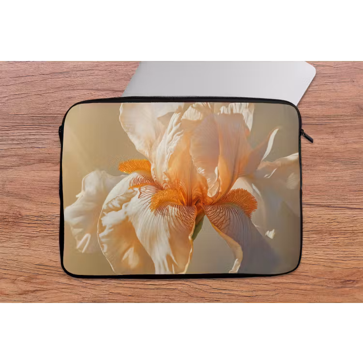 Laptophoes - Close up - Oranje - Iris — 2