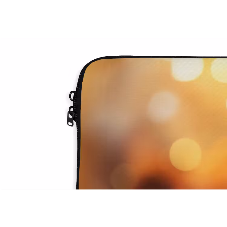 Laptophoes - Vlinder - Bloemen - Oranje — 6