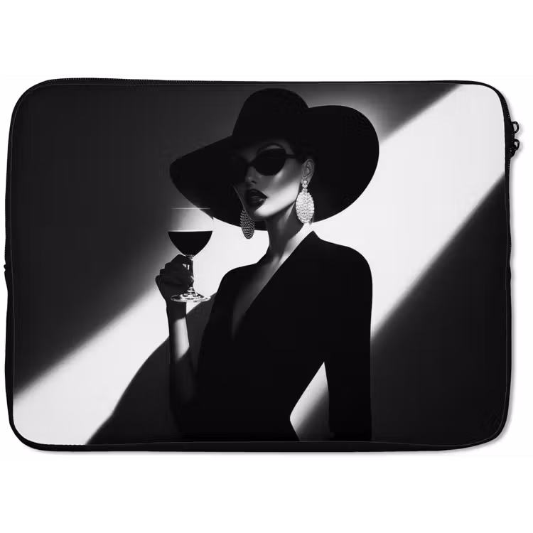 Laptophoes - Vrouw - Wijn - Chic — 1