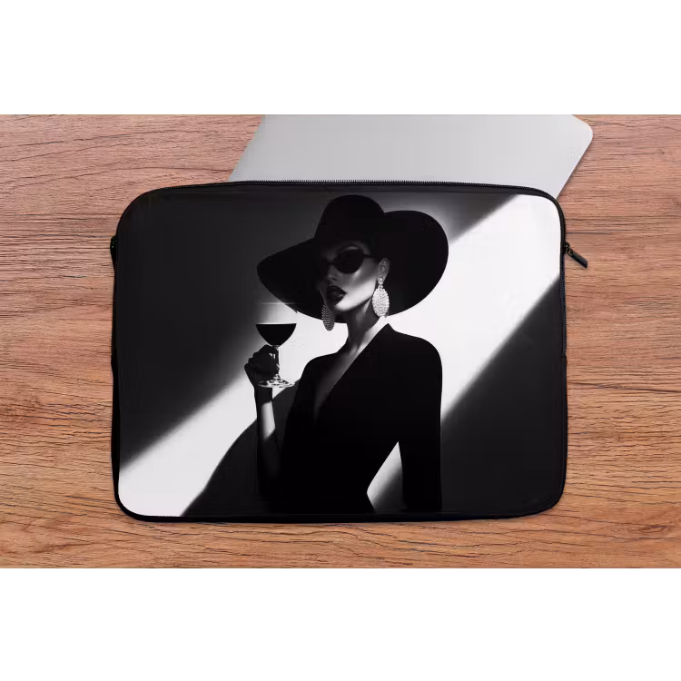 Laptophoes - Vrouw - Wijn - Chic — 2