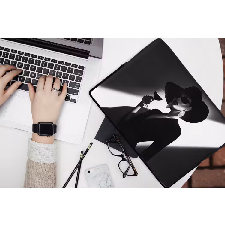 Laptophoes - Vrouw - Wijn - Chic — 3