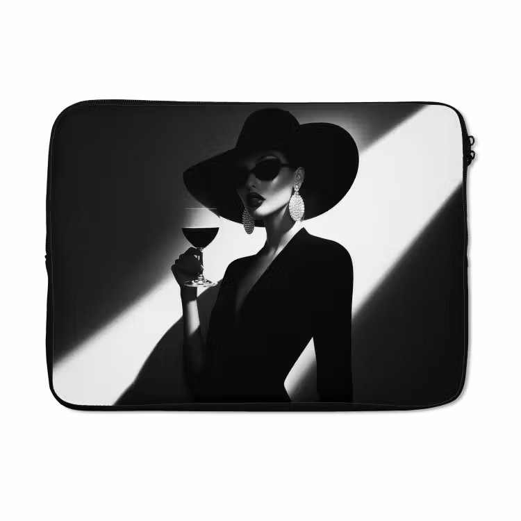Laptophoes - Vrouw - Wijn - Chic — 5