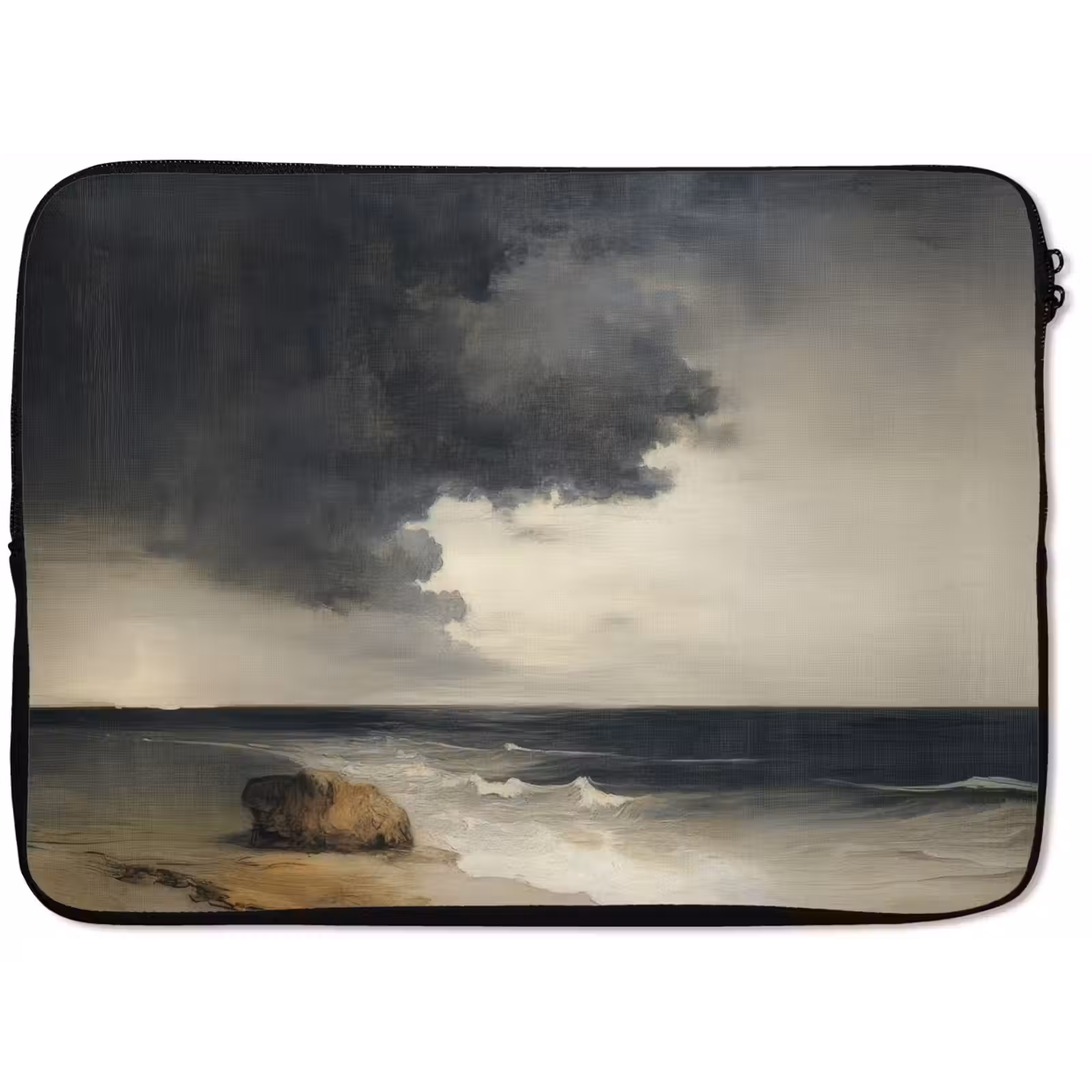 Laptophoes - Kust - Golven - Rots - Storm — 1