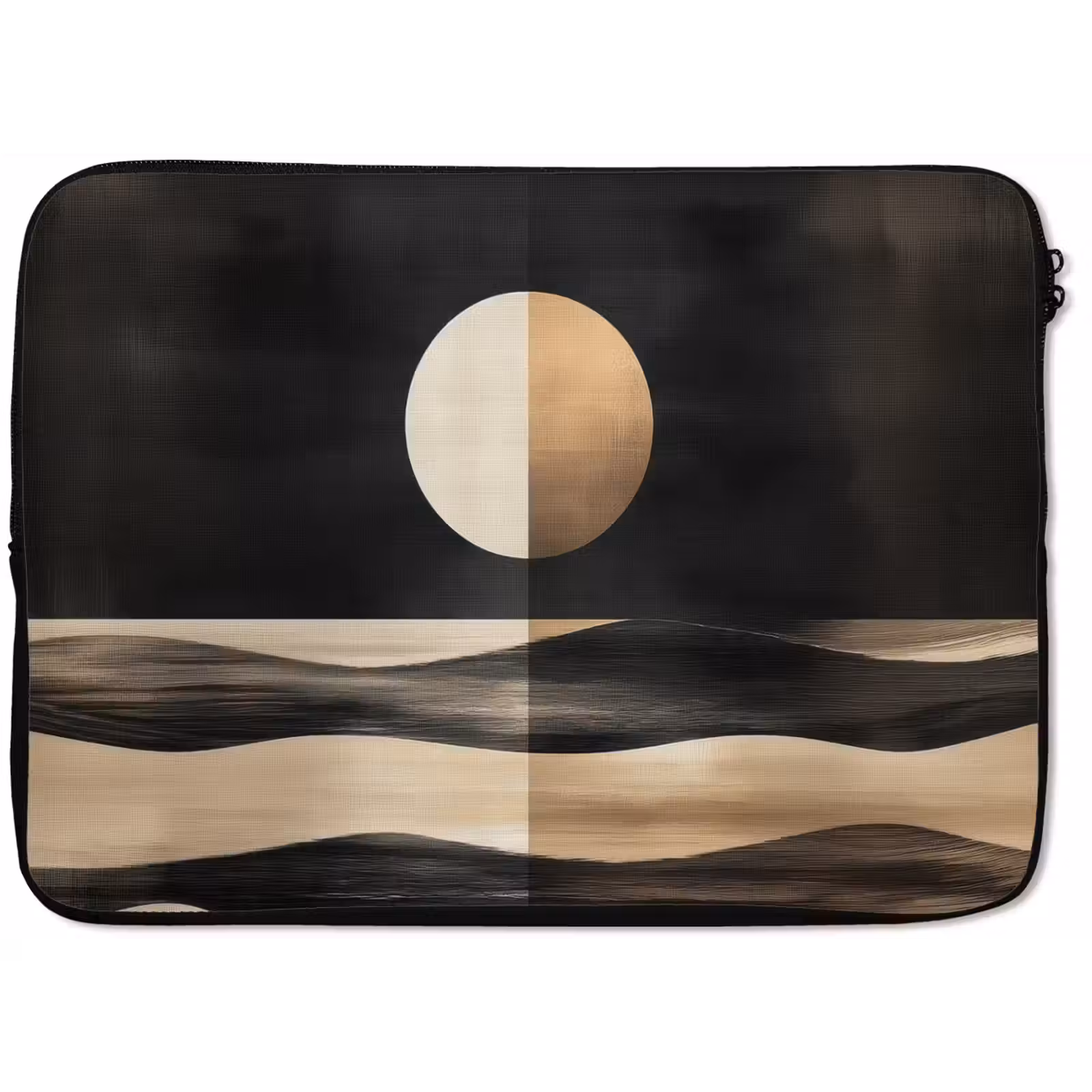 Laptophoes - Maan - Cirkel - Goud — 1