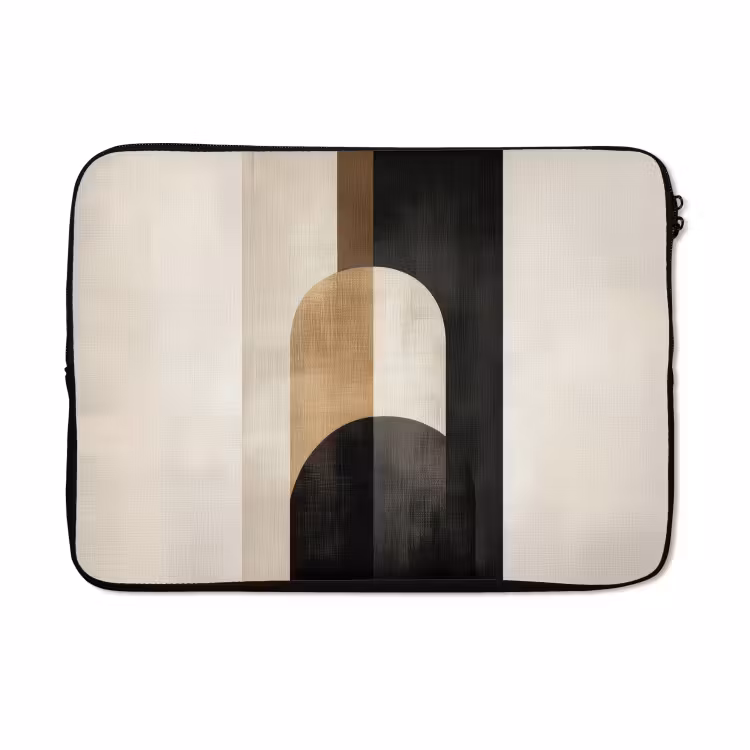 Laptophoes - Geometrische - Vormen - Wit — 5