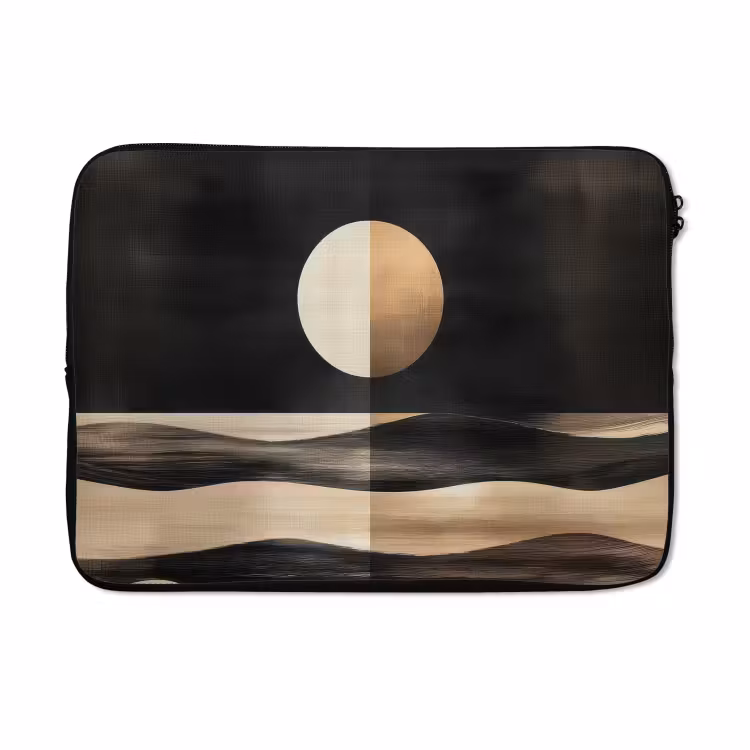 Laptophoes - Maan - Cirkel - Goud — 5