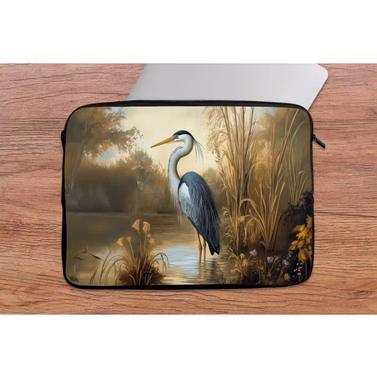 Laptophoes - Reiger - Water - Planten — 2