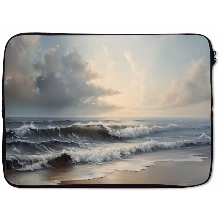 Laptophoes - Strand - Zee - Zonsondergang — 1