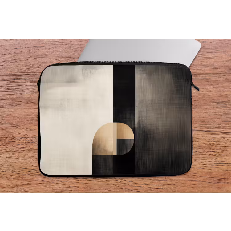 Laptophoes - Vormen - Modern - Zwart — 2