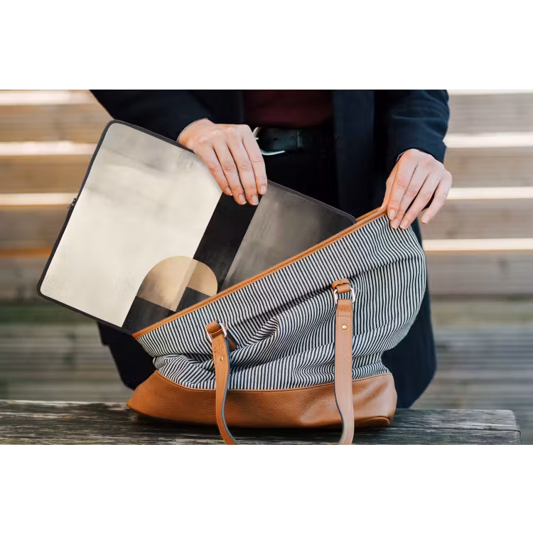 Laptophoes - Vormen - Modern - Zwart — 4