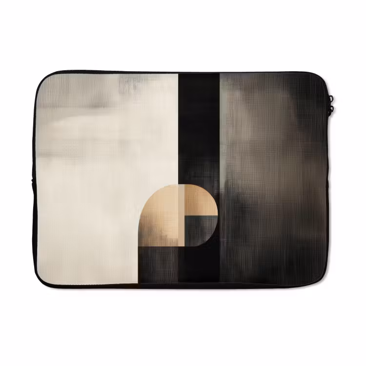 Laptophoes - Vormen - Modern - Zwart — 5