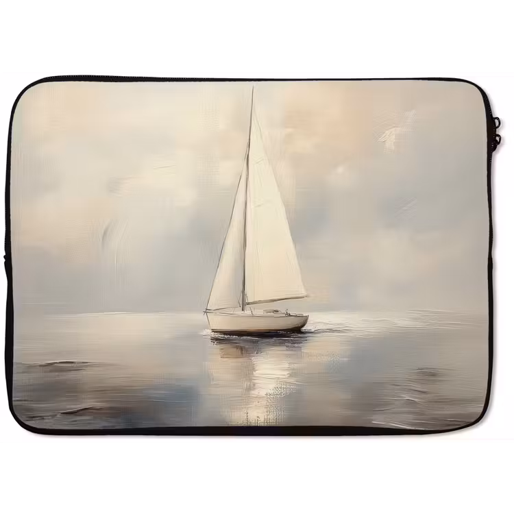 Laptophoes - Zeilschip - Zee - Bewolkt — 1