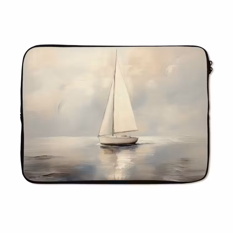 Laptophoes - Zeilschip - Zee - Bewolkt — 5