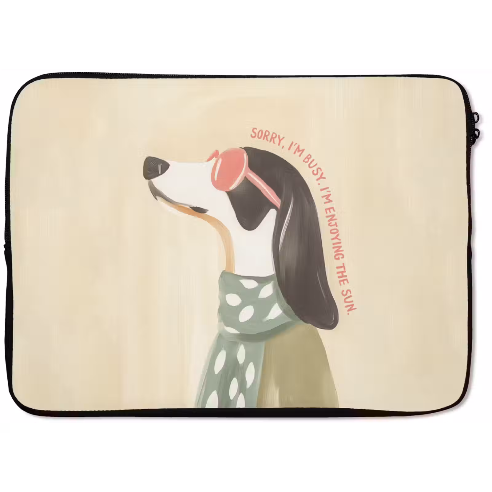 Laptophoes - Quote - Hond - Zonnebril — 1