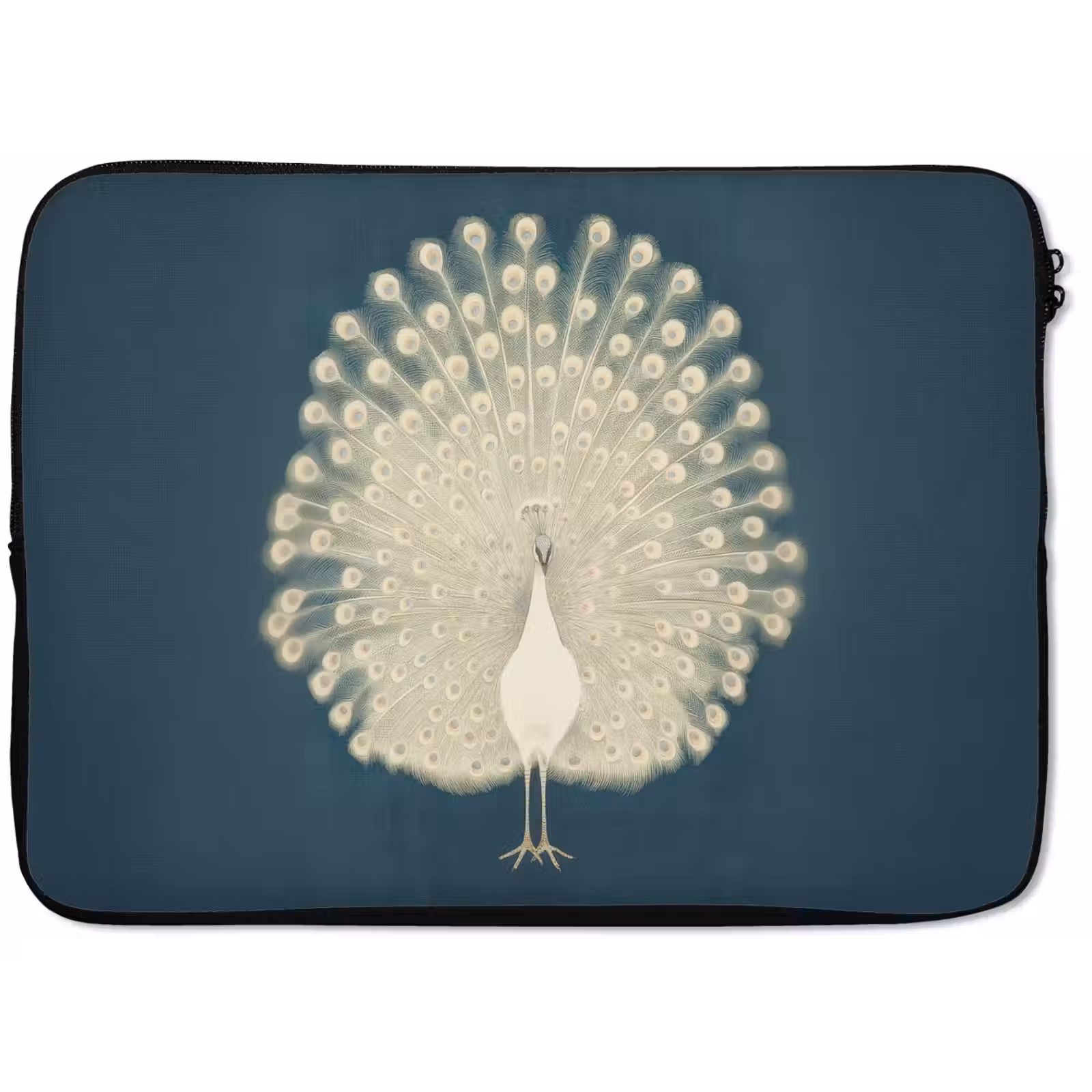 Laptophoes - Vogel - Blauw - Vintage — 1