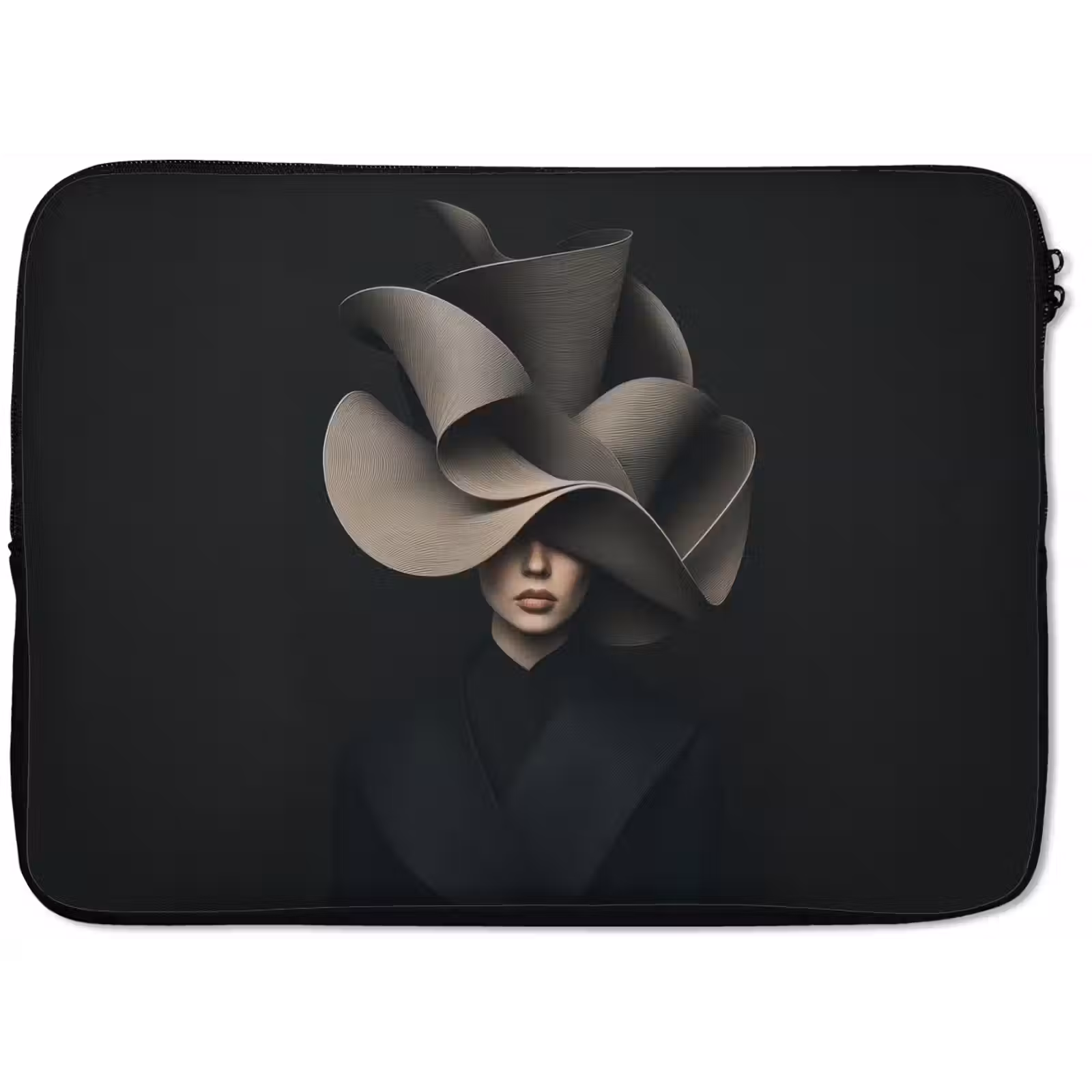 Laptophoes - Zwarte - Hoed - Vrouw — 1