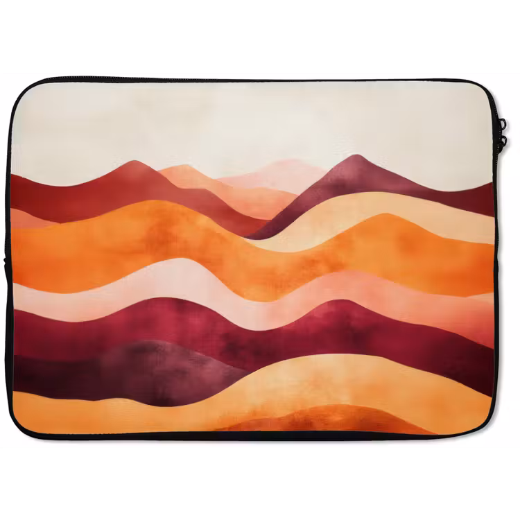 Laptophoes - Abstract - Landschap - Golven — 1