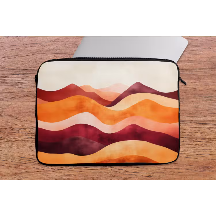 Laptophoes - Abstract - Landschap - Golven — 2