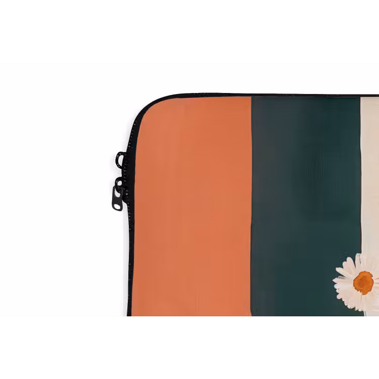 Laptophoes - Bloemen - Koffie - Raam — 6