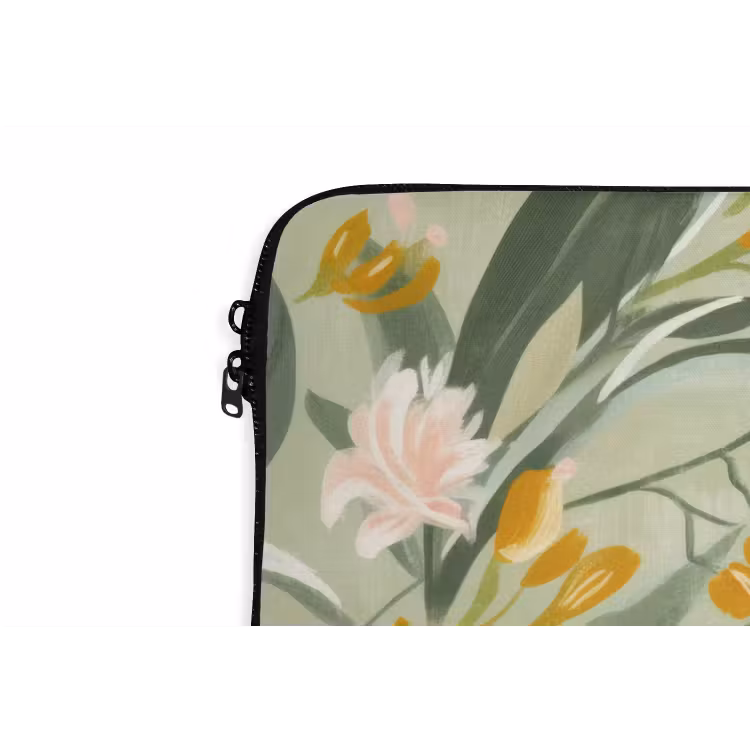 Laptophoes - Glazen - Proosten - Bladeren - Groen — 6