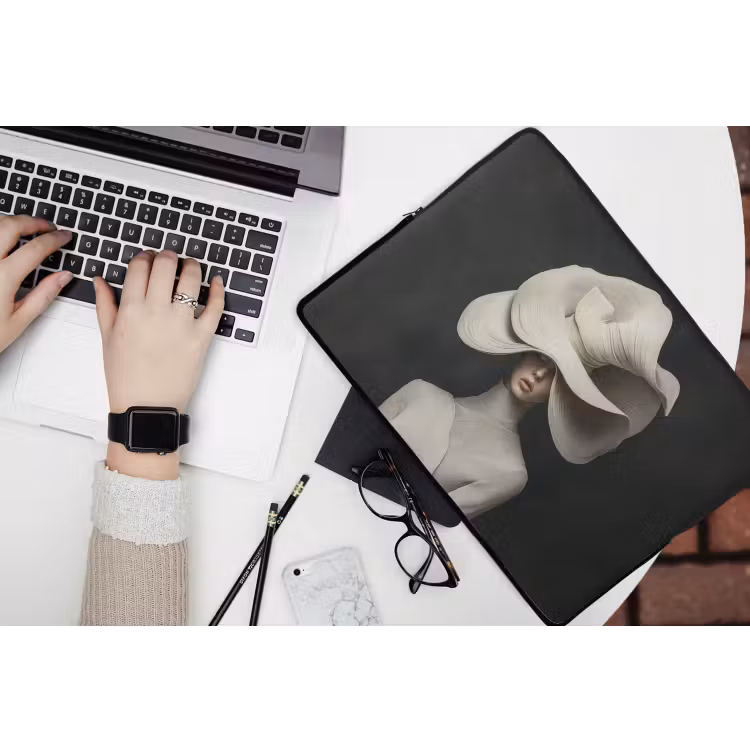 Laptophoes - Modern - Vrouw - Hoed — 3