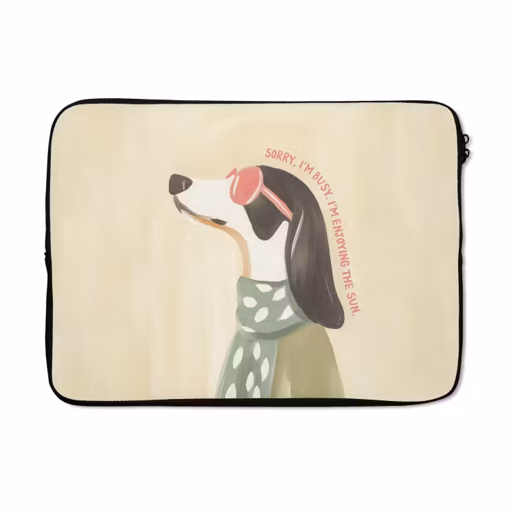 Laptophoes - Quote - Hond - Zonnebril — 5