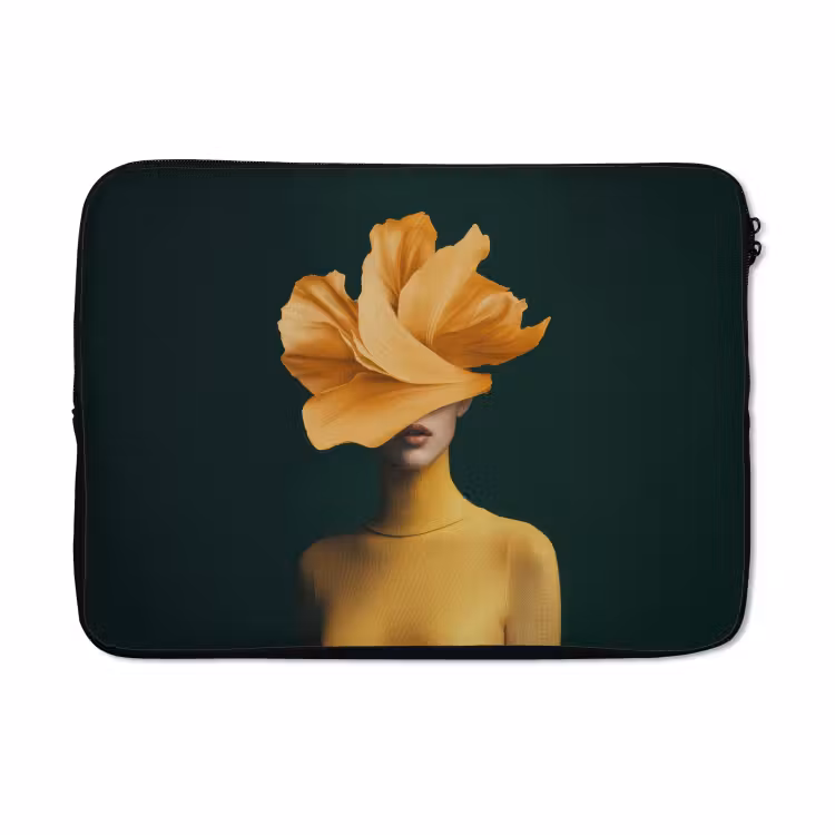 Laptophoes - Vrouw - Hoed - Geel — 5
