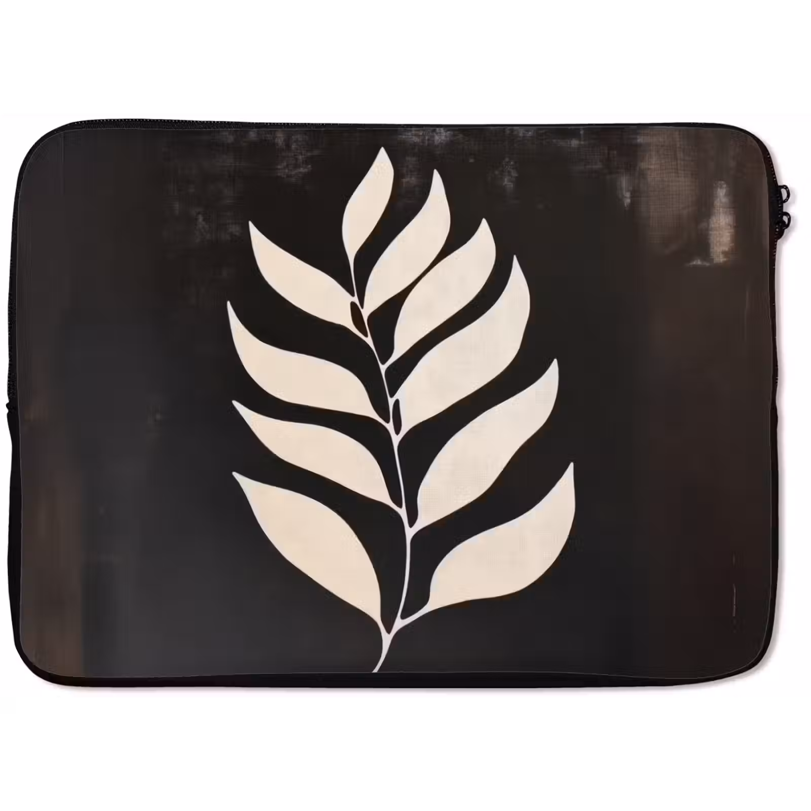 Laptophoes - Blad - Wit - Minimalistisch — 1