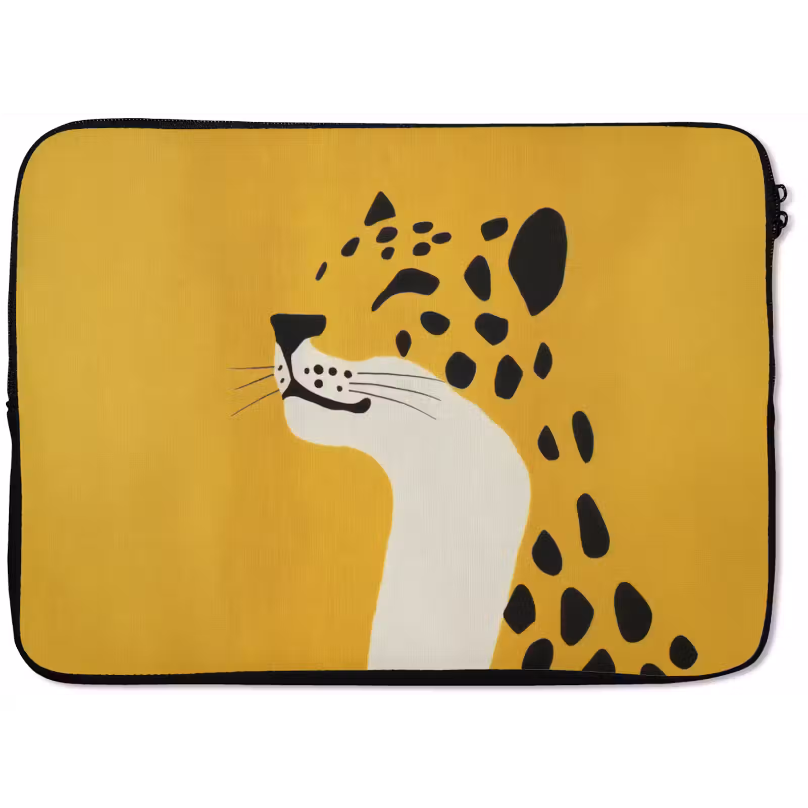 Laptophoes - Cheetah - Illustratie - Geel — 1