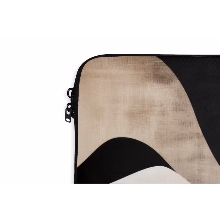 Laptophoes - Abstract - Golven - Zwart - Verweerd — 6