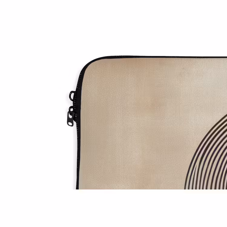 Laptophoes - Boog - Strepen - Minimalistisch - Zwart — 6
