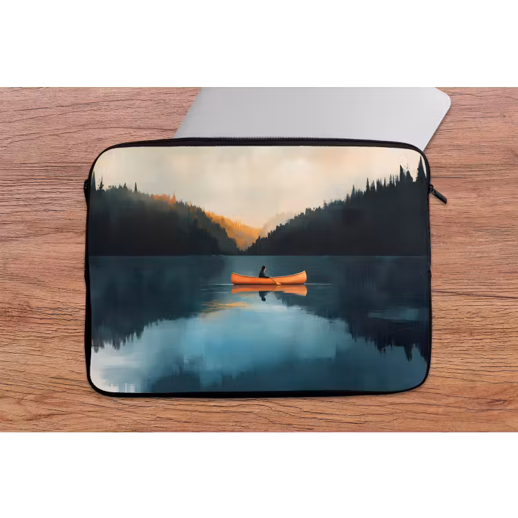Laptophoes - Bossen - Meer - Kano - Oranje — 2