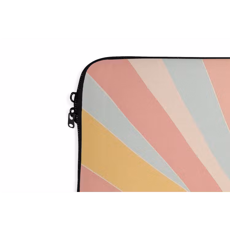 Laptophoes - Illustratie - Zon - Pastelkleuren — 6