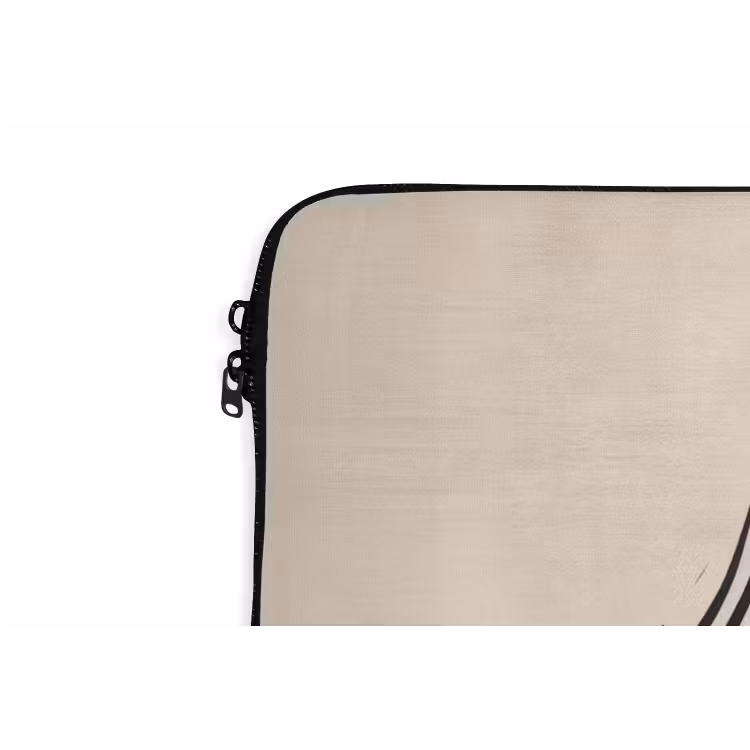 Laptophoes - Lijnen - Abstract - Golvend - Zwart — 6
