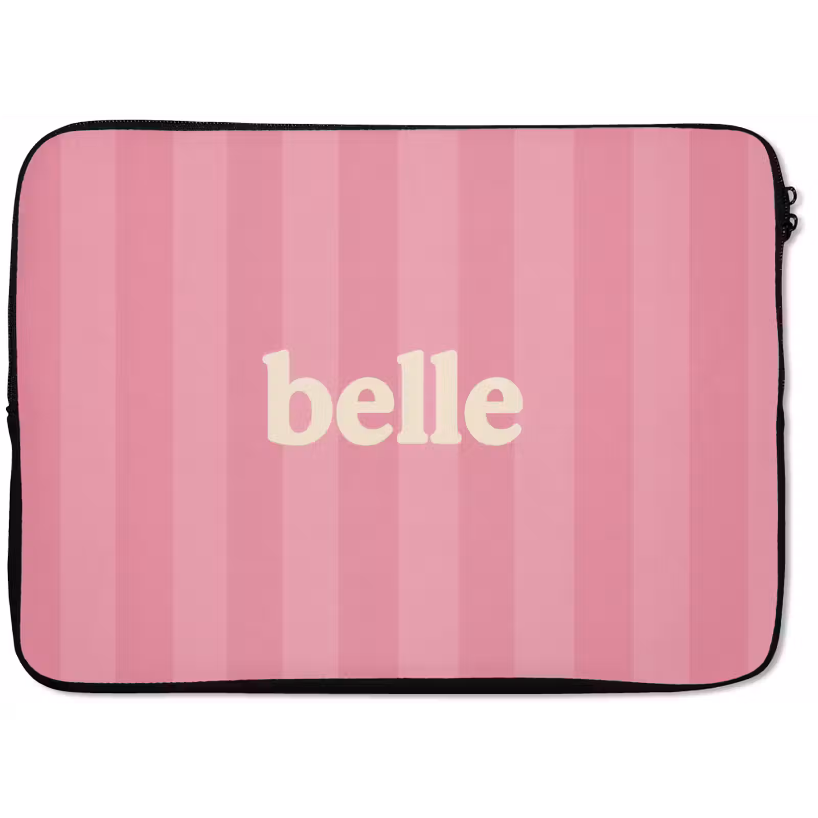 Laptophoes - Roze - Gestreept - Belle — 1