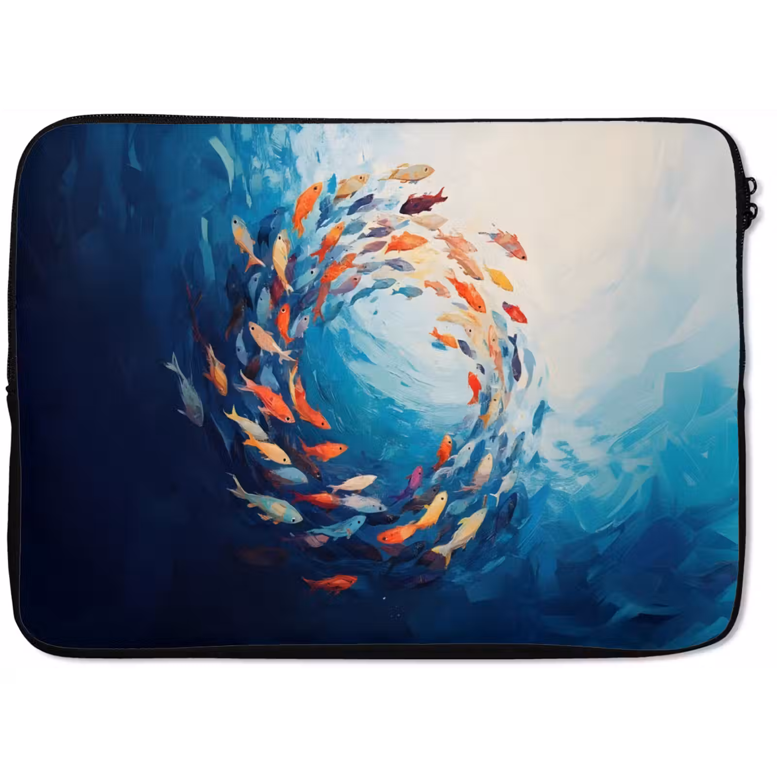 Laptophoes - Zee - Vissen - Kleurrijk - Dynamisch — 1