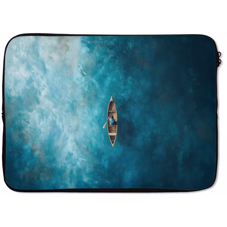 Laptophoes - Bootje - Water - Blauw — 1