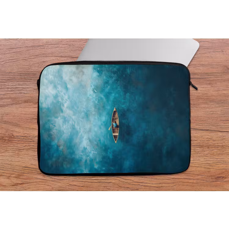 Laptophoes - Bootje - Water - Blauw — 2