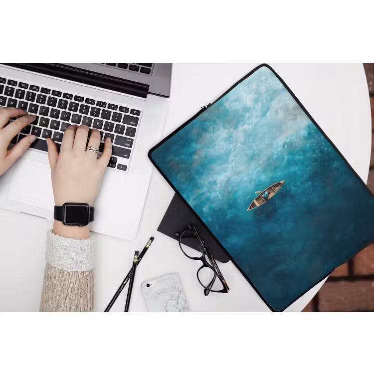 Laptophoes - Bootje - Water - Blauw — 3