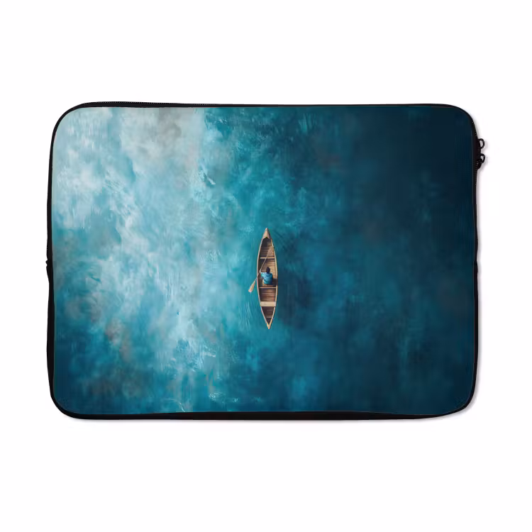Laptophoes - Bootje - Water - Blauw — 5