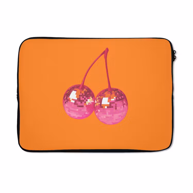 Laptophoes - Discoballen - Kers - Spiegels - Roze — 5