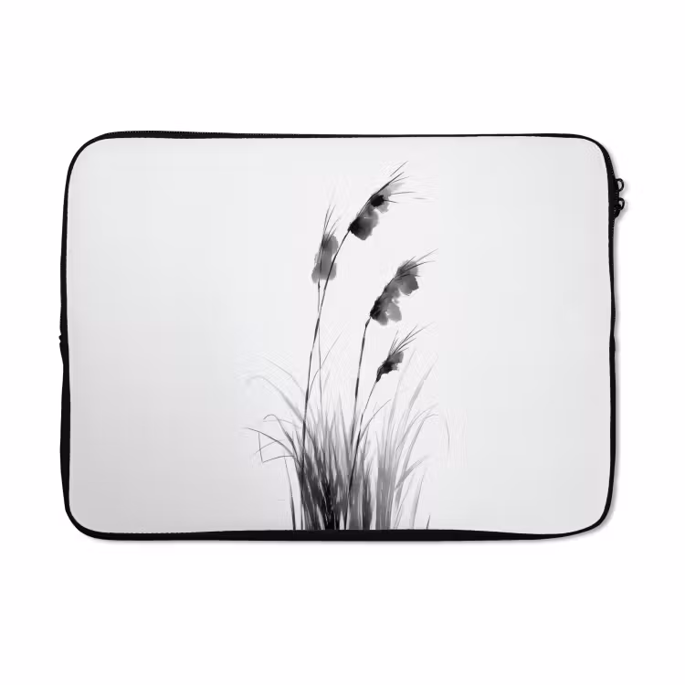 Laptophoes - Minimalistisch - Stelen - Wit — 5