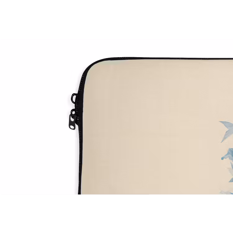 Laptophoes - Vissen - Minimalistisch - Blauw — 6