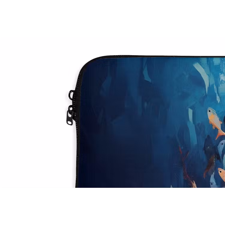 Laptophoes - Zee - Vissen - Kleurrijk - Dynamisch — 6