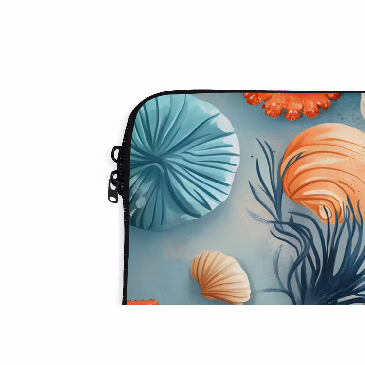 Laptophoes - Zeesterren - Schelpen - Illustratie - Zand — 6