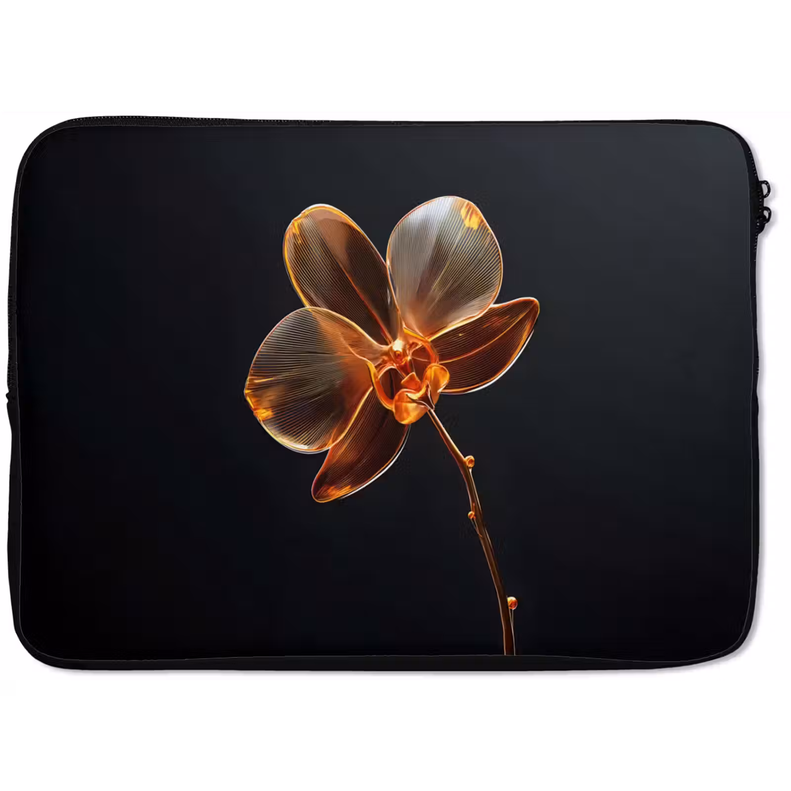 Laptophoes - Orchidee - Doorzichtig - Bloem — 1